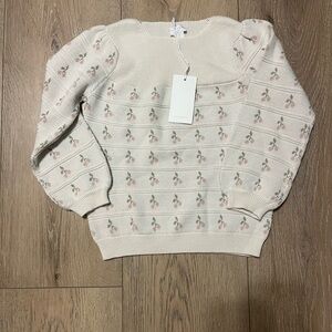 Jamie Kay Cream Floral Sweater
